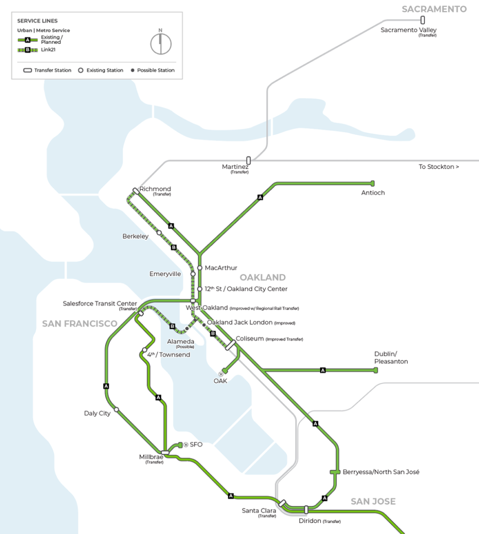 All Regional Service Map