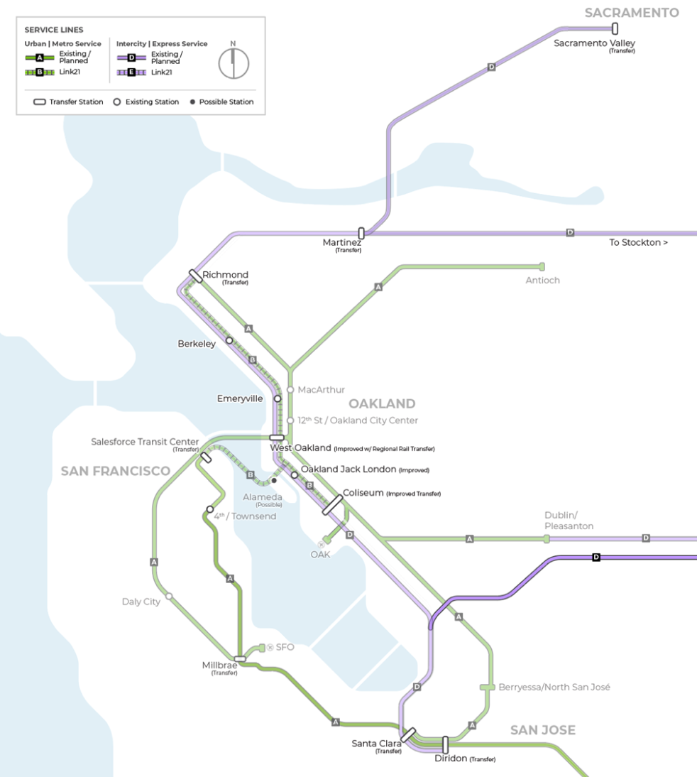 Altamont Corridor Map