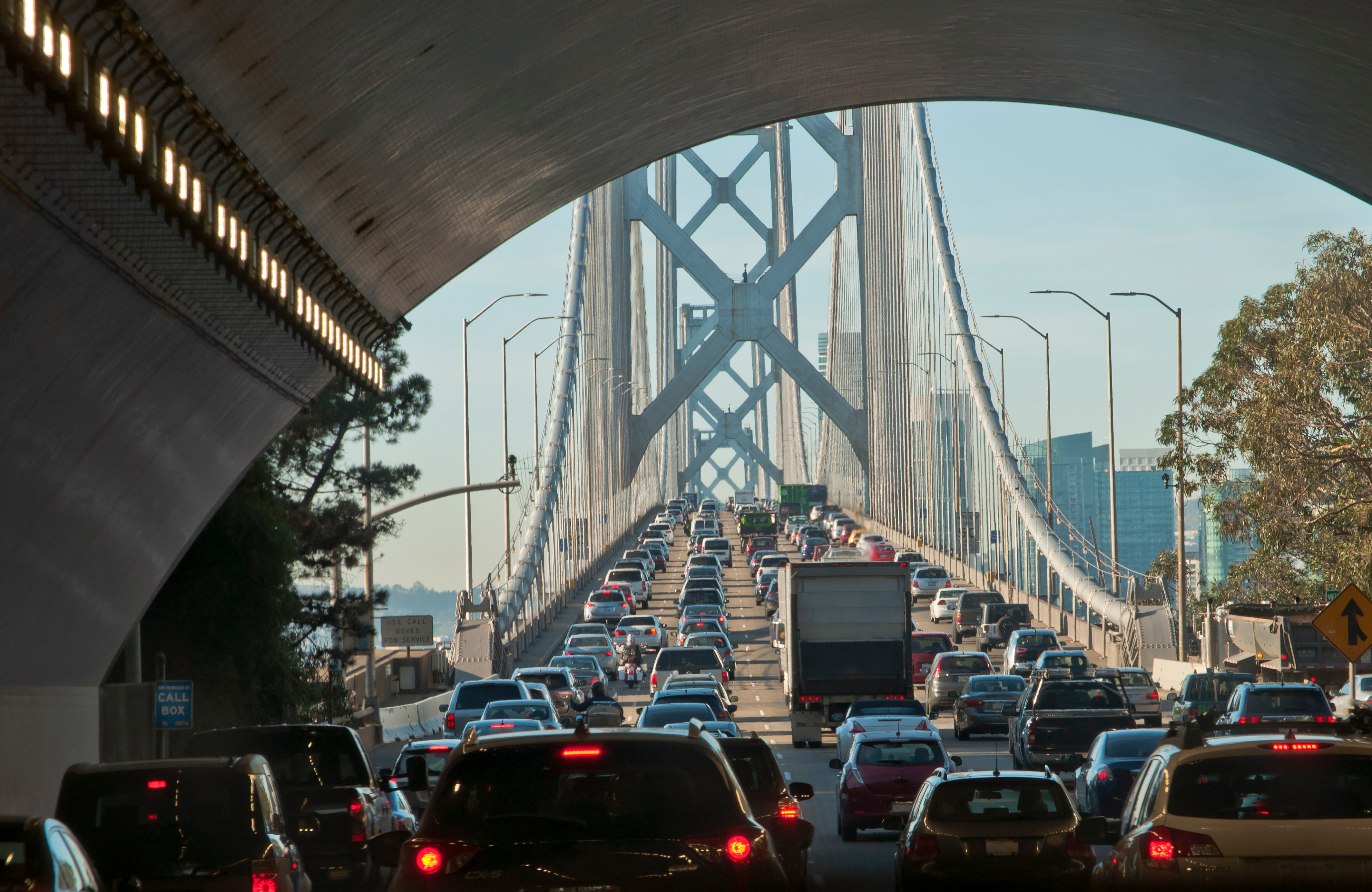 autopista congestionada