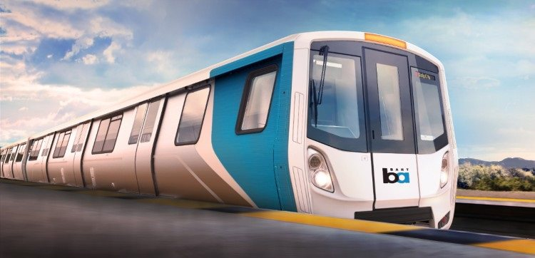 Tren de la Flota del Futuro de BART